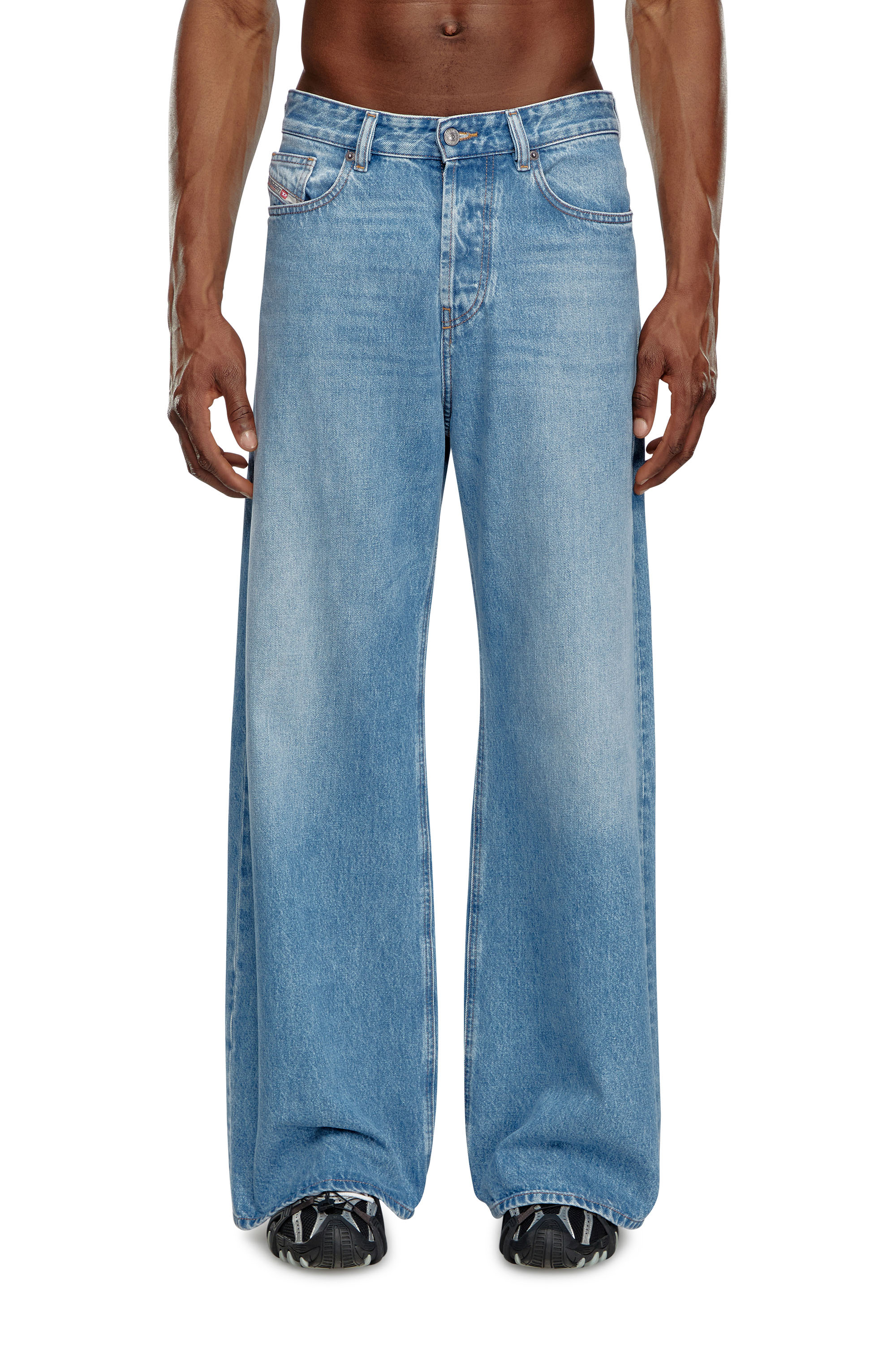 Diesel - Woman's Relaxed Jeans 1996 D-Sire 09I29, Light Blue - 1