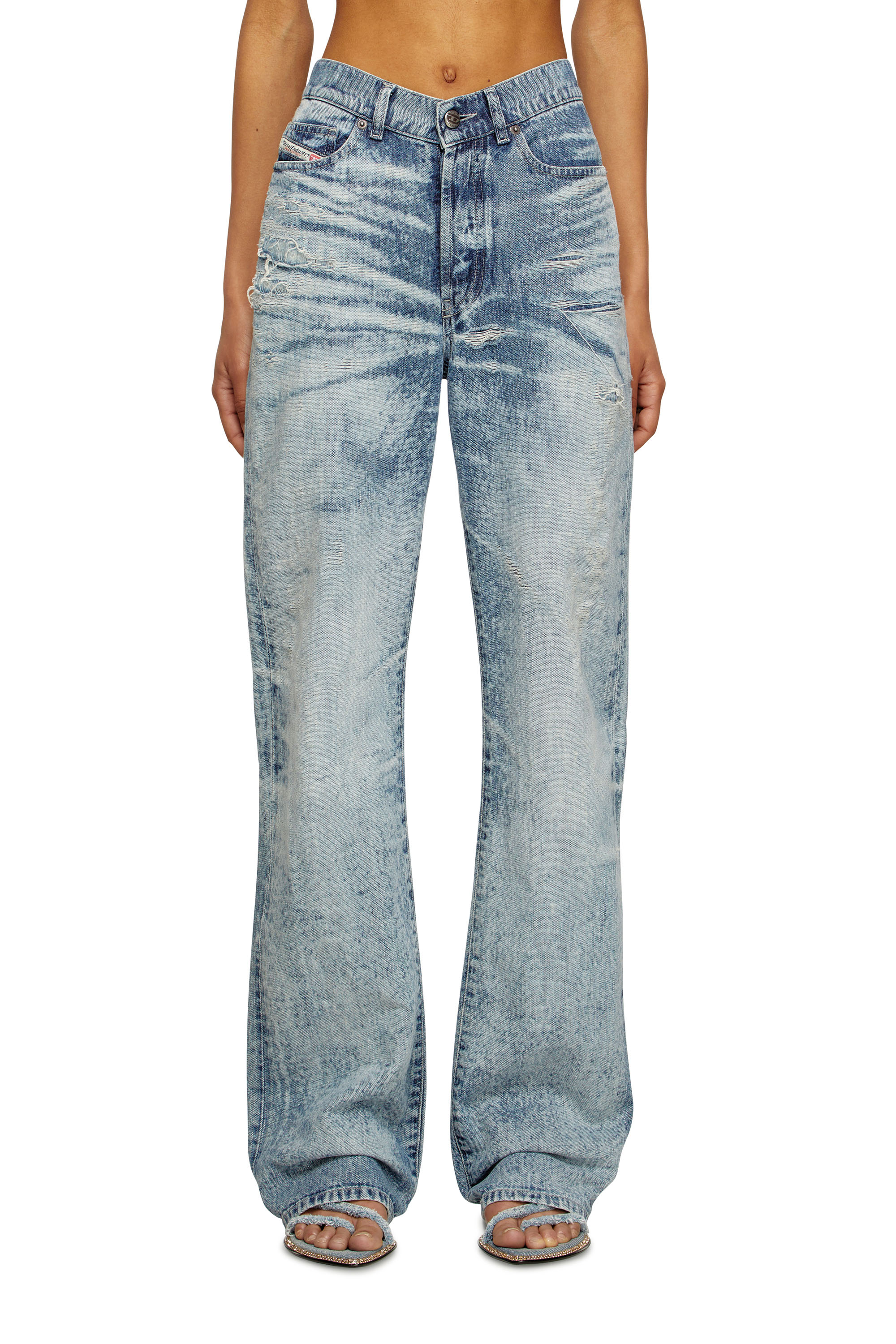 Diesel - Woman's Regular Jeans 1971 D-Sent 068TY, Light Blue - 1