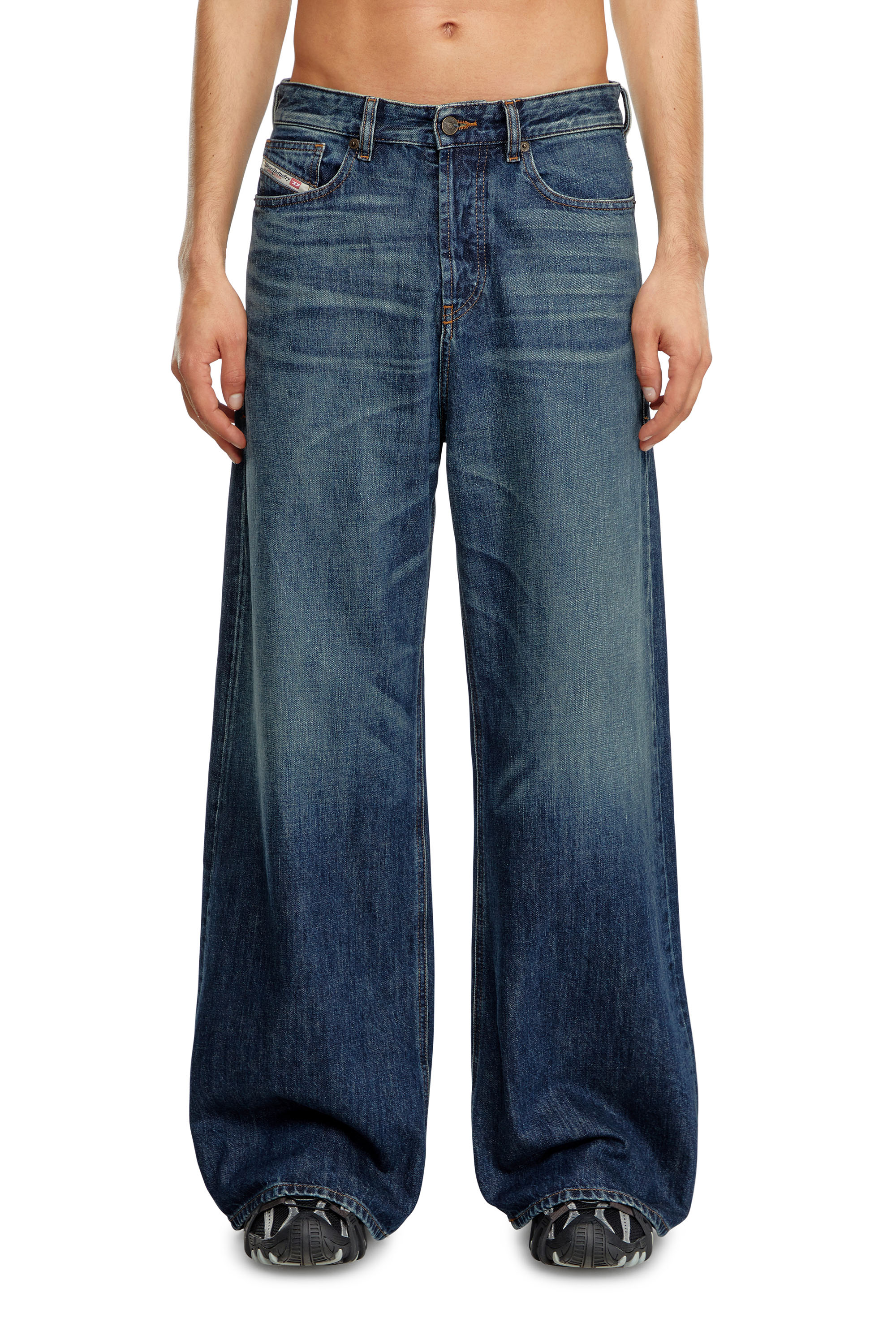 Diesel - Woman's Relaxed Jeans 1996 D-Sire 09H59, Dark Blue - 1