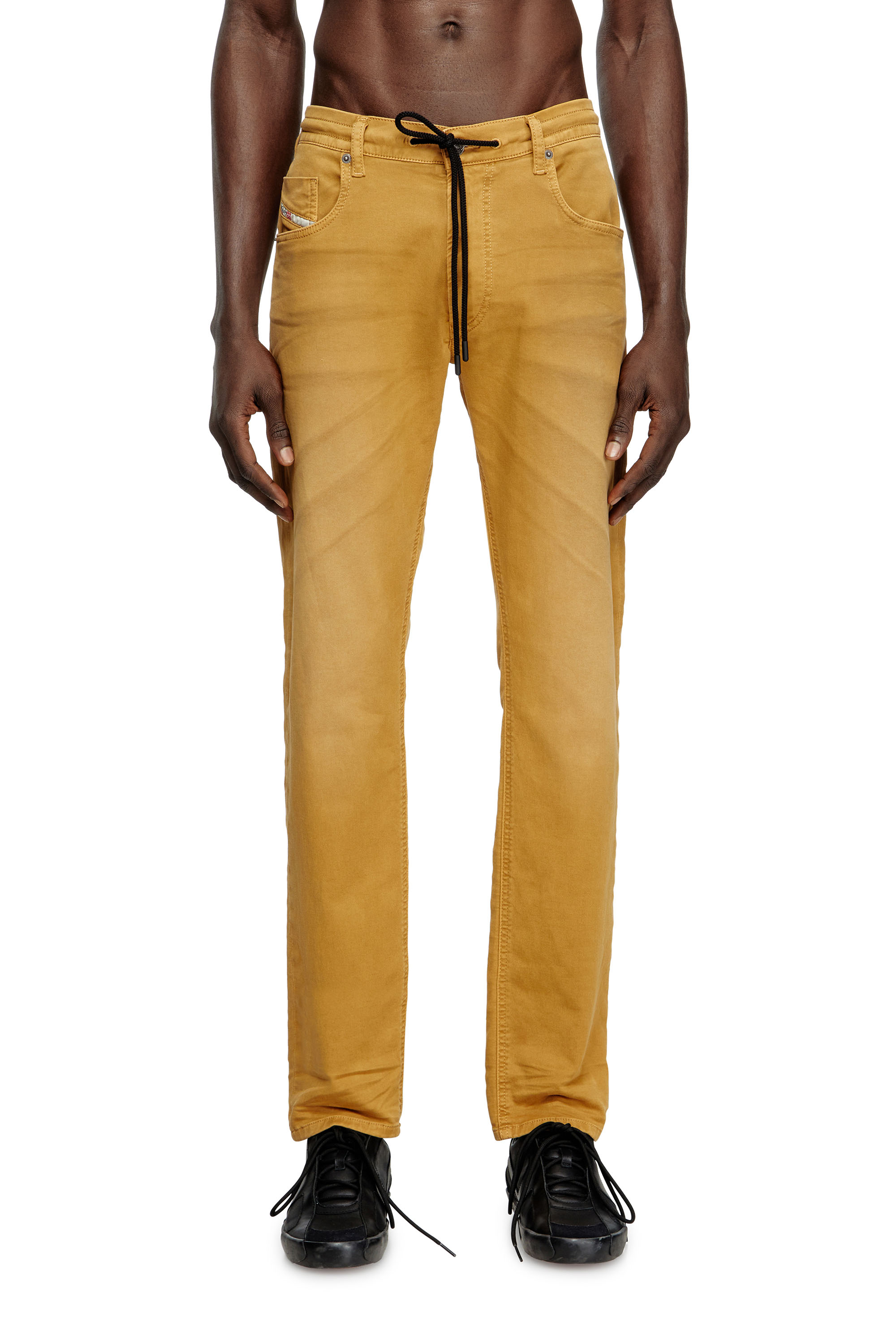 Diesel - Man's Regular 2032 D-Krooley Joggjeans® 0670M, Light Brown - 1