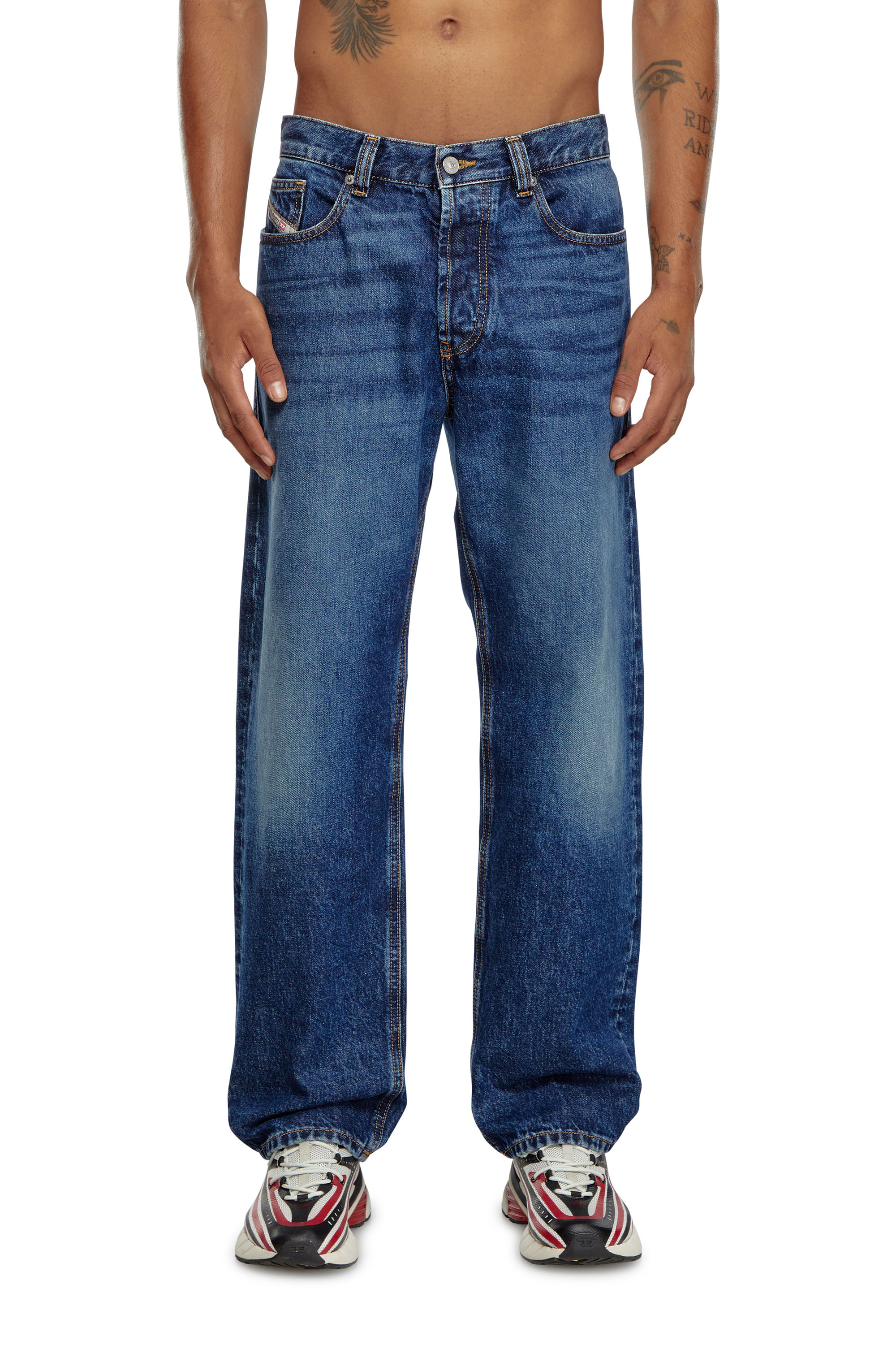 Diesel - Man's Regular Jeans 2024 D-Macs 09I27, Dark Blue - 2