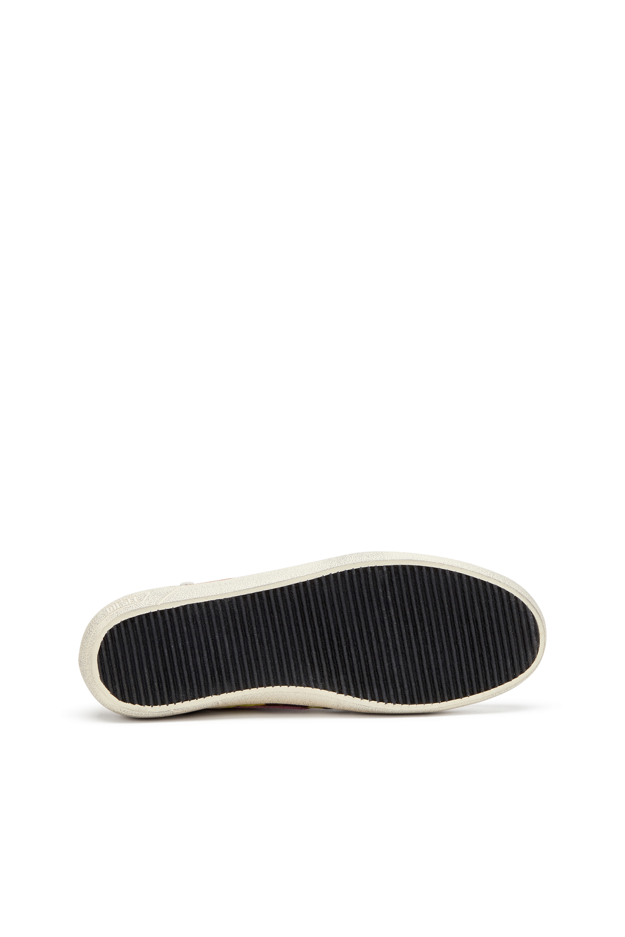 Diesel - S-LEROJI D-1 LOW W, Woman's S-Leroji D-Distressed sneakers in printed nylon in Multicolor - 4